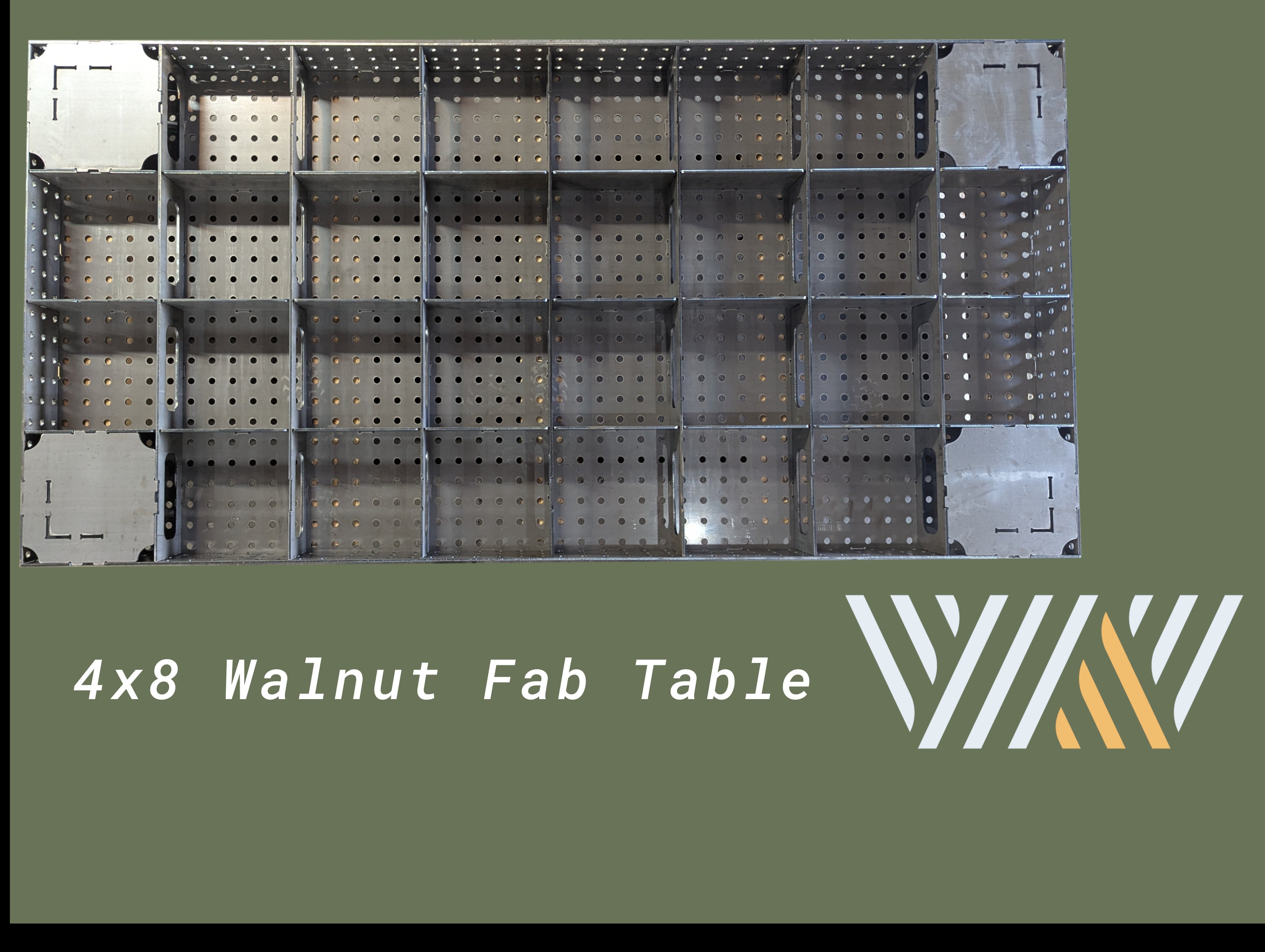 48 x 96 Welding Fixture Table - 1/4" Steel