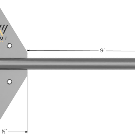 Super Duty Floating Shelf Bracket dimensions