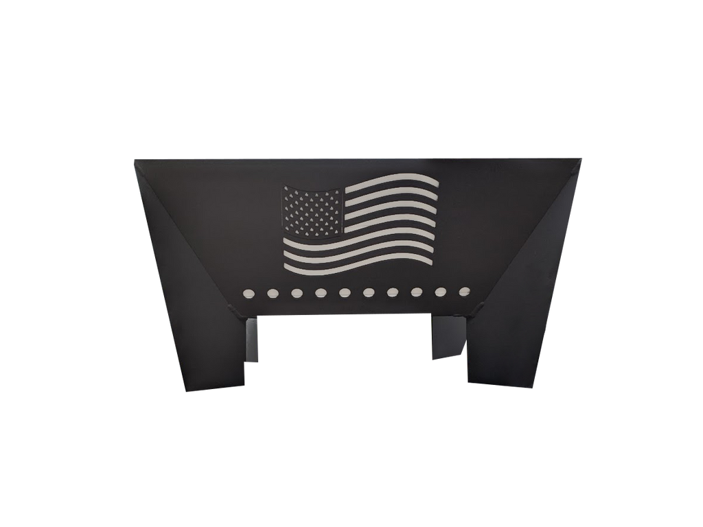 American Flag Fire Pit