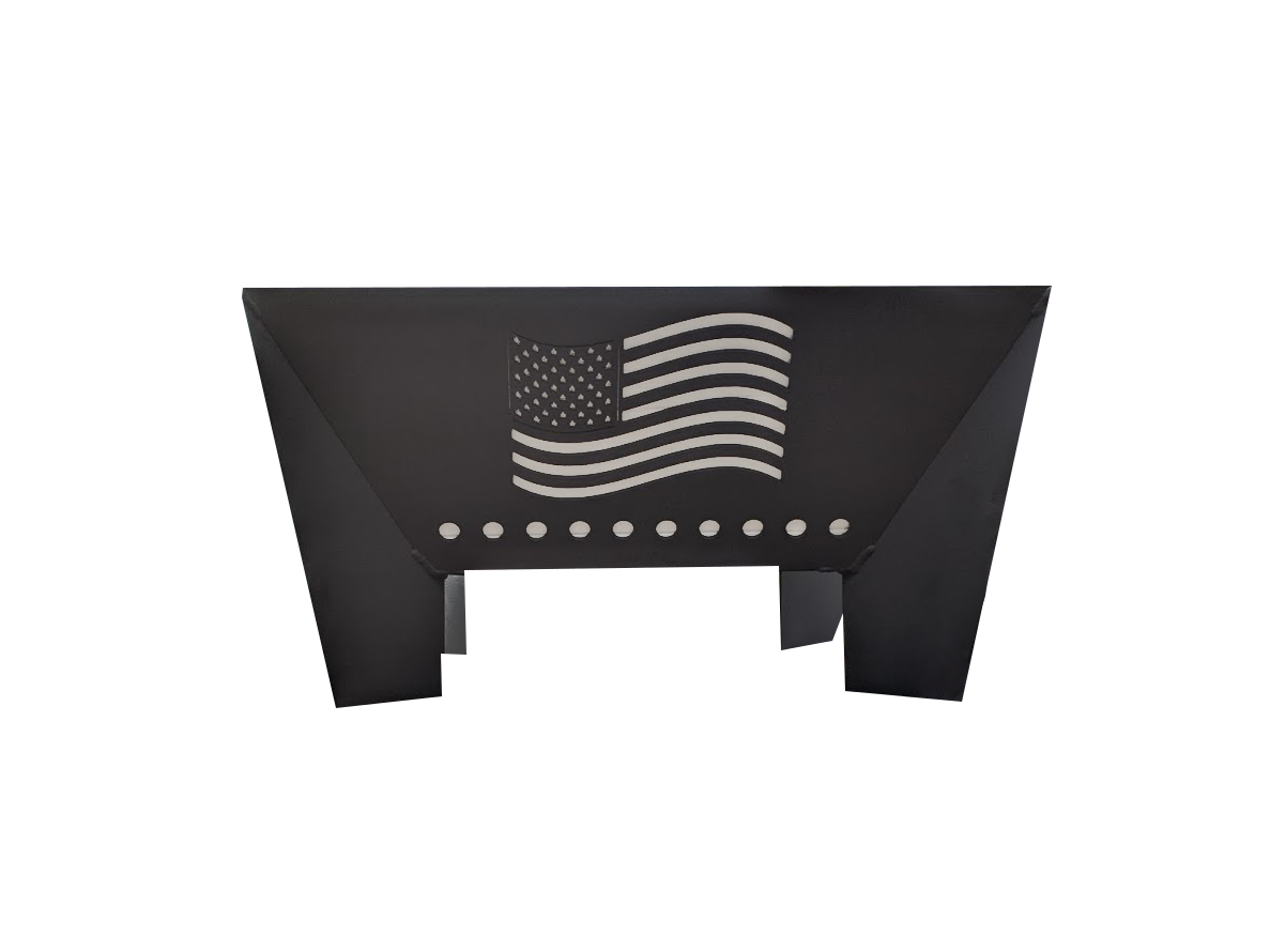 American Flag Fire Pit