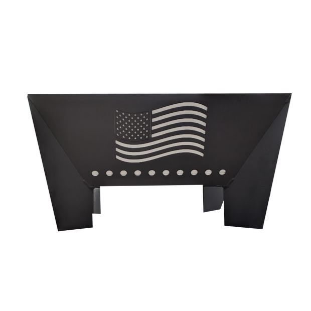 American Flag Fire Pit