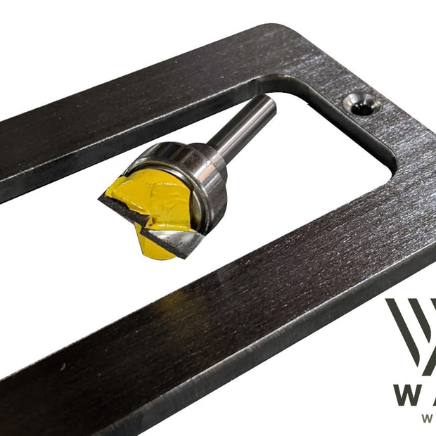 Slim-Line Router Guide Kit jig in use